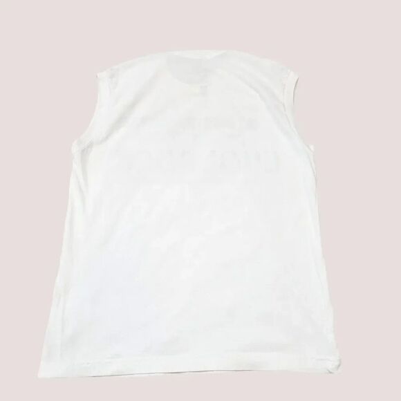 Vintage 90's Y2K Evol Rocx Designers Graphic Boyfriend Muscle Tank Tshirt Size M - Picture 9 of 11